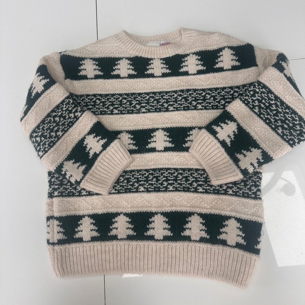 Zara Christmas Tree Sweater
